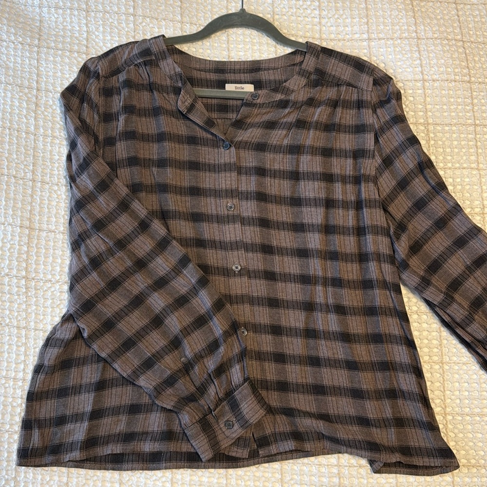 Little Moon plaid top